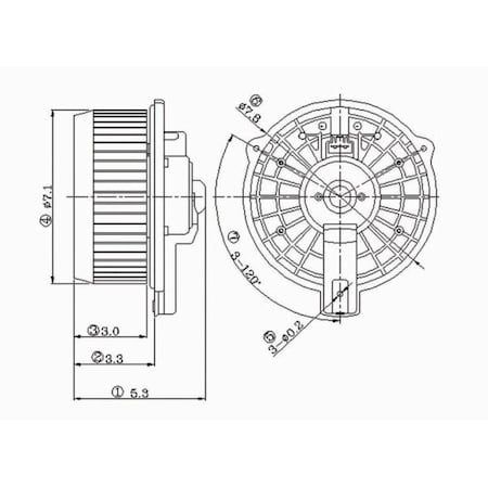 Gpd Blower Motors, 2311503 2311503